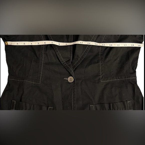 NWT Faded Glory Y2K 2008 Black Women’s Jacket Size LG - Picture 9 of 10